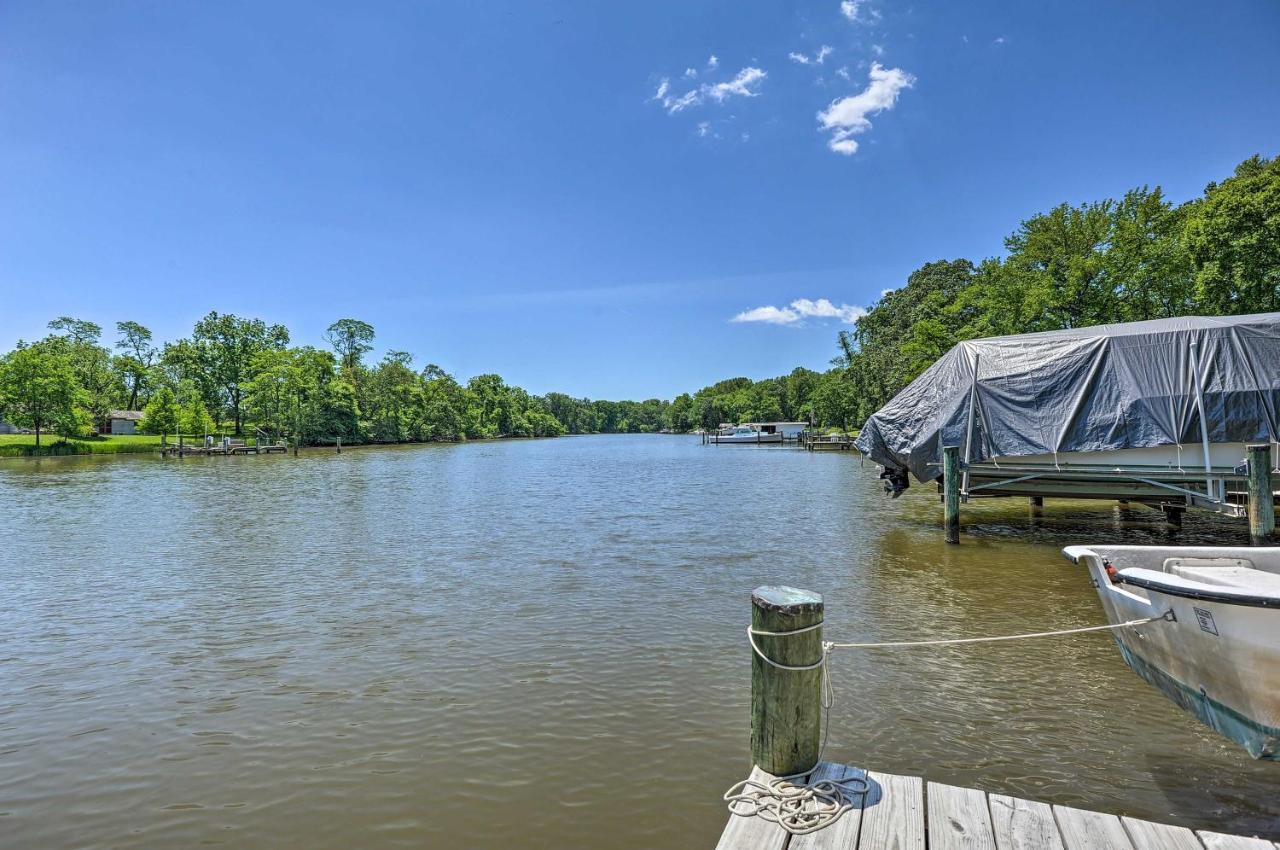 Waterfront Annapolis Home Fire Pit And Fishing Pier Dış mekan fotoğraf