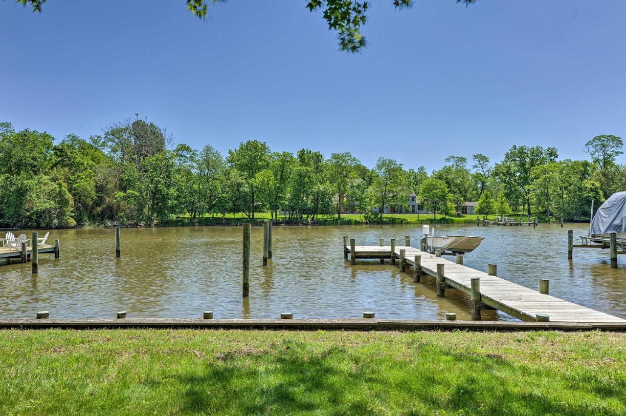 Waterfront Annapolis Home Fire Pit And Fishing Pier Dış mekan fotoğraf