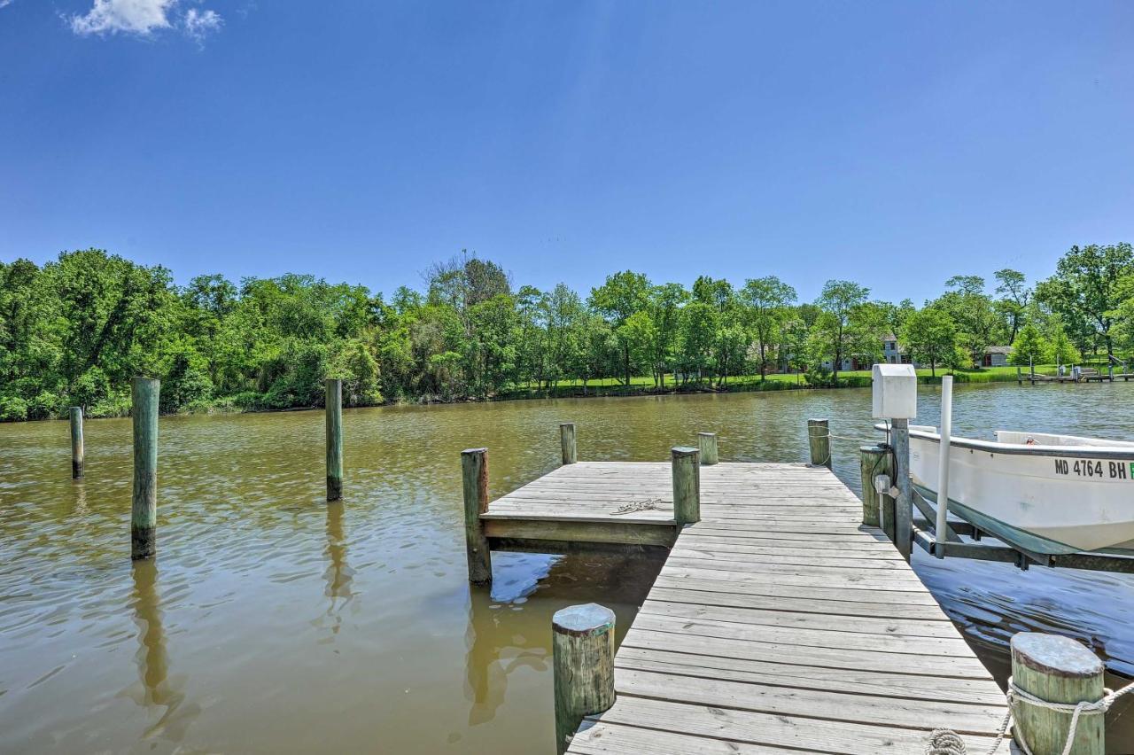 Waterfront Annapolis Home Fire Pit And Fishing Pier Dış mekan fotoğraf